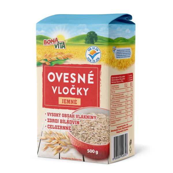 Ovesné vločky jemné 500 g